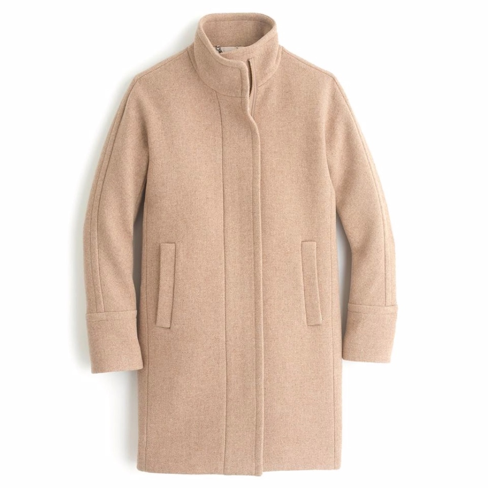 J Crew Factory "City Coat - Heather Stone - Size 2